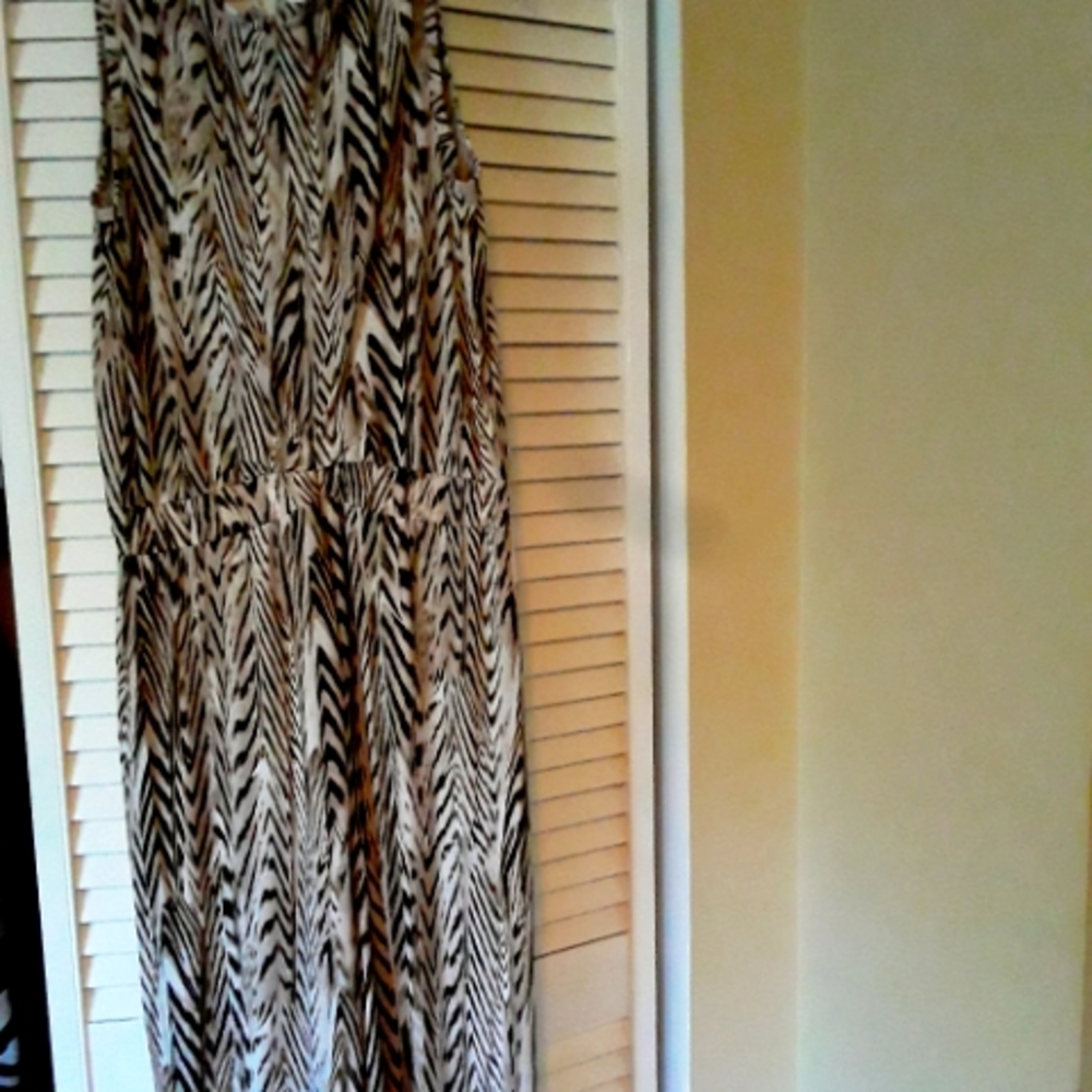 Calvin Klein animal print jumpsuit size 10
